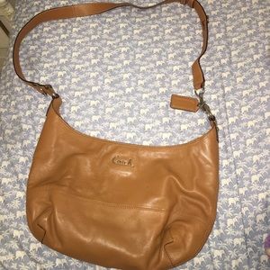 Brown coach bag