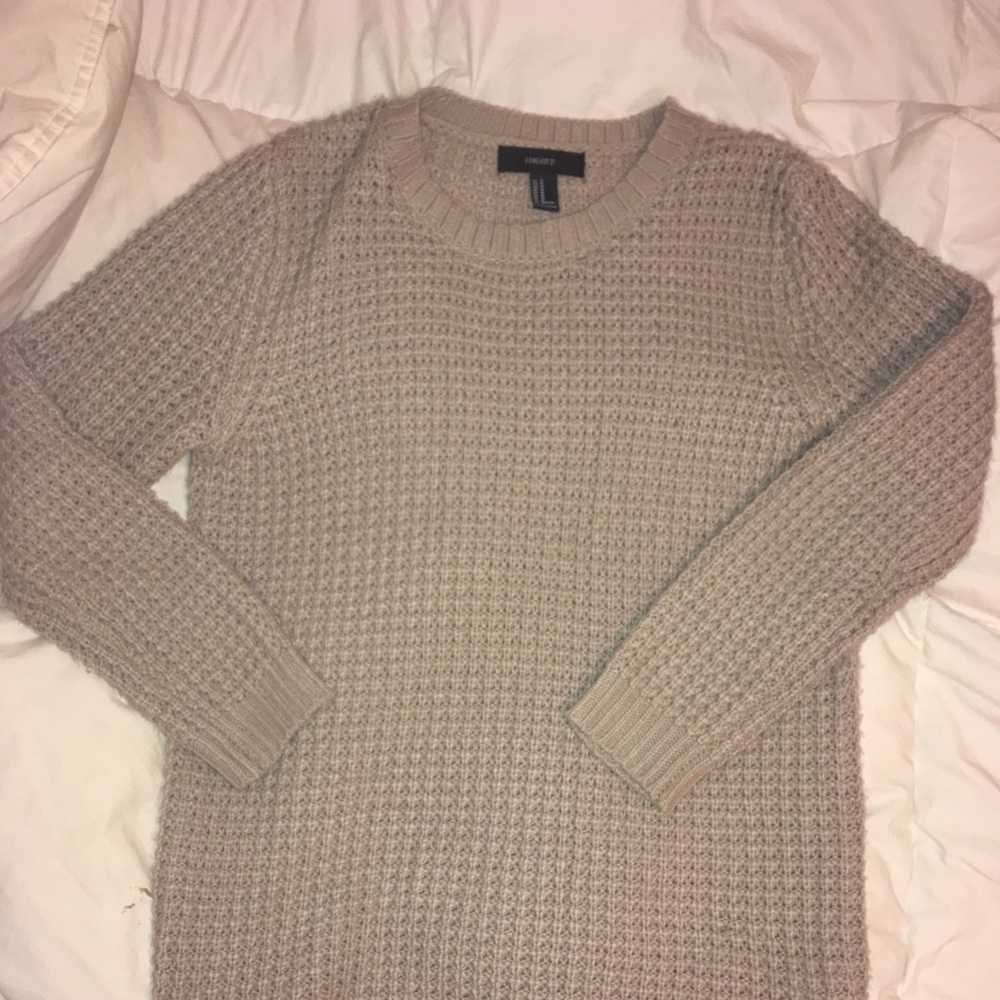 oversized knit sweater