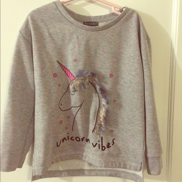Girls unicorn sweater