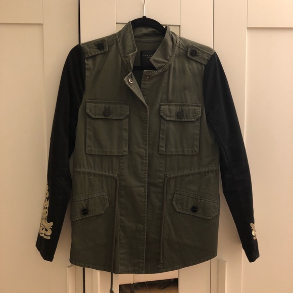 Sanctuary Jackets & Blazers - Sanctuary Clothing Embroidered Army Jacket