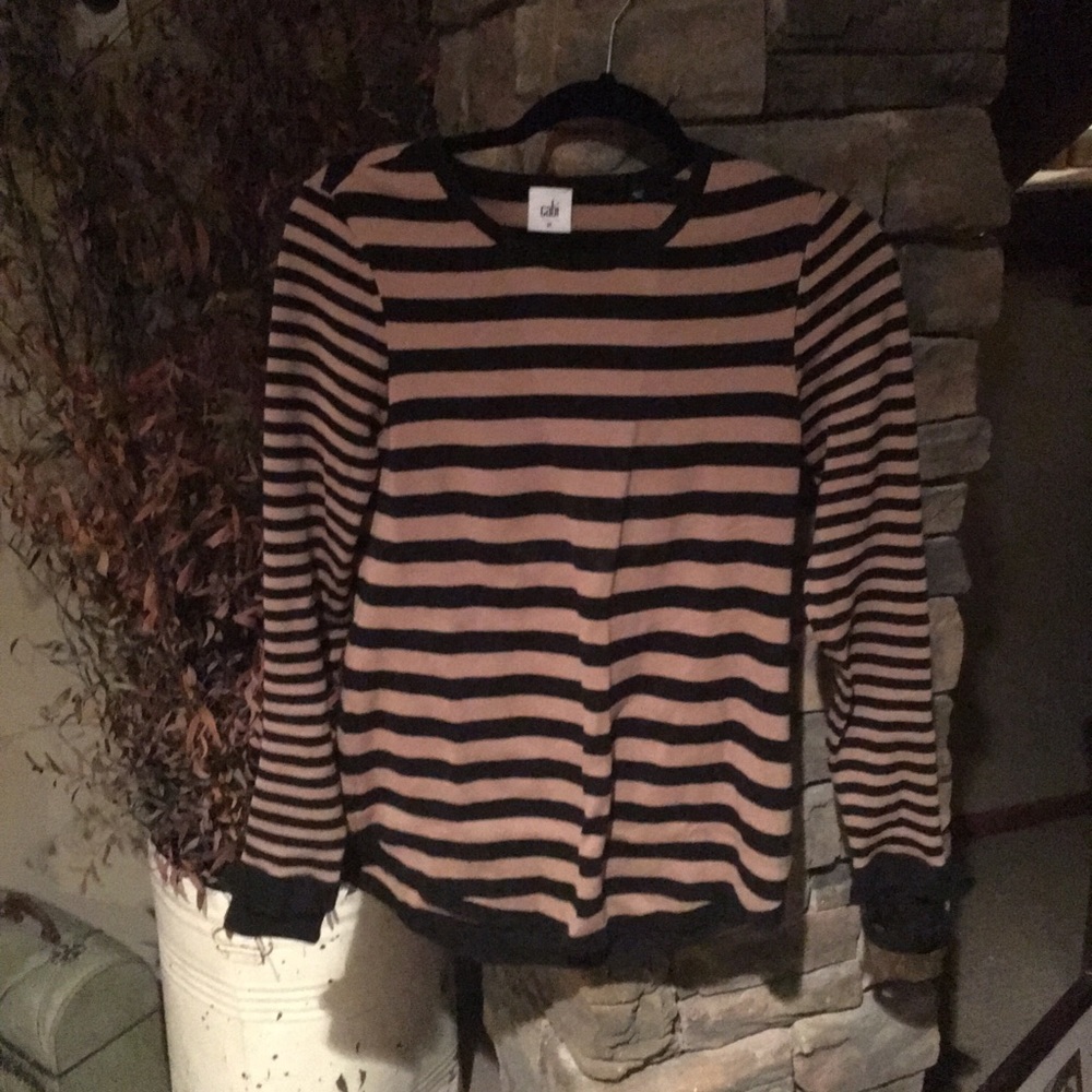 CAbi earn your stripes sweater size medium