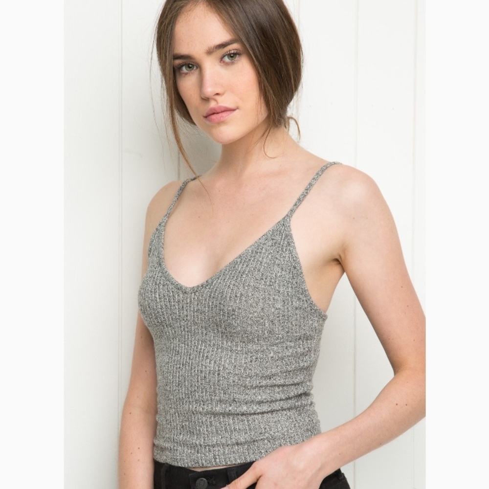 BM Gray Joanne Tank +  Yellow Tube Top