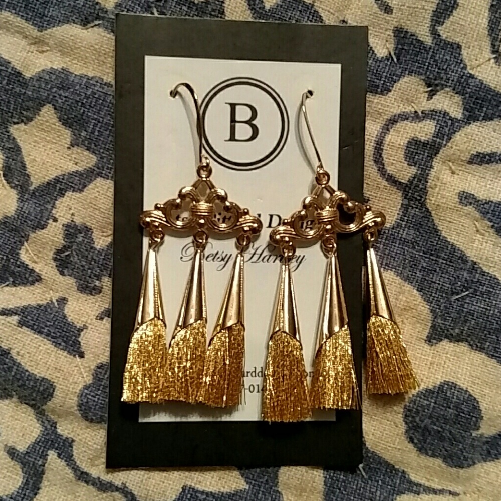 Betsy Pittard Tassel Earrings