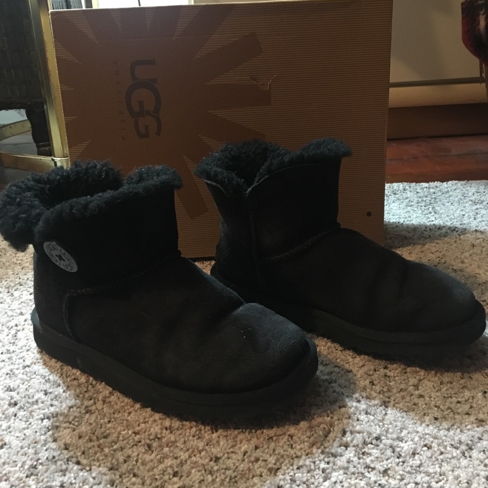 Black UGG boots