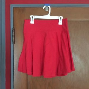 Forever 21 Red Circle/Skater Skirt