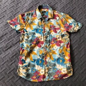 Vans Hawaiian button up T-shirt