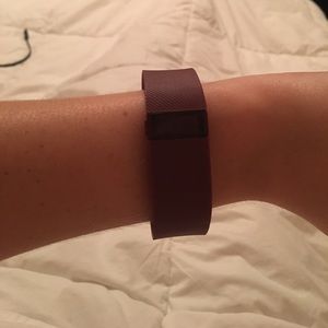 Maroon Fitbit