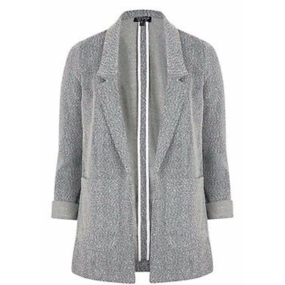 Topshop Herringbone Blazer