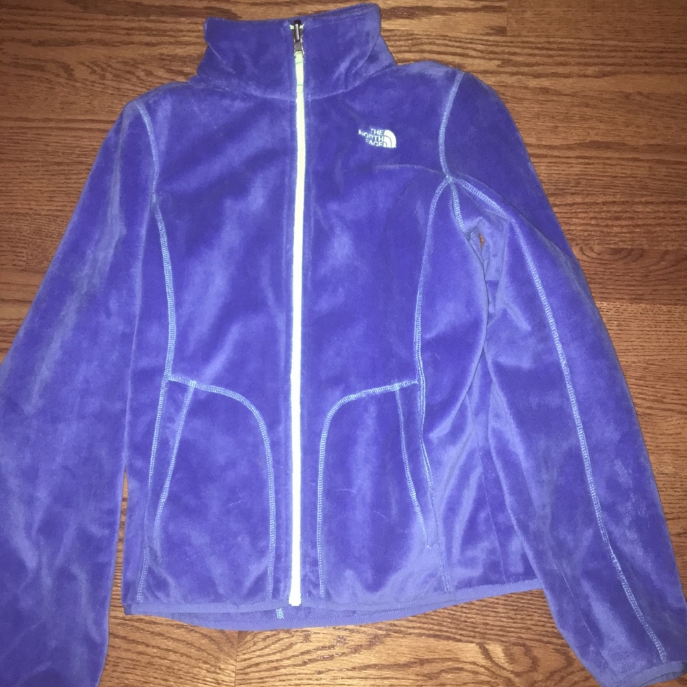 Medium Blue North Face Fleece, xs