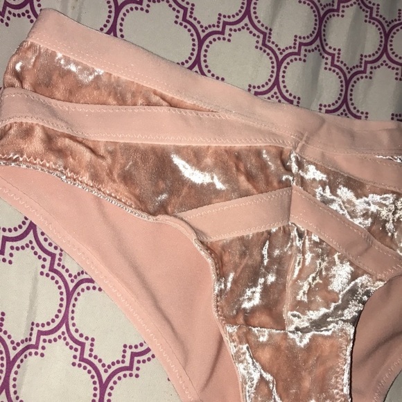 BRAND NEW NEVER WORN VELVET PINK PANTIES - Picture 2 of 6