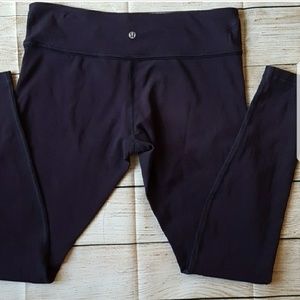 Lululemon leggings low rise. Color dark purple