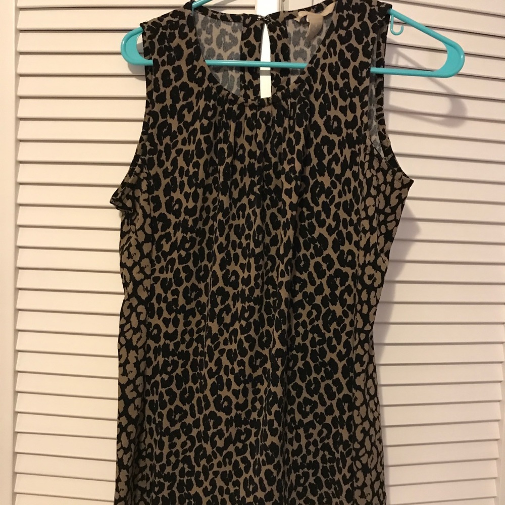 Cheetah Banana Republic Blouse
