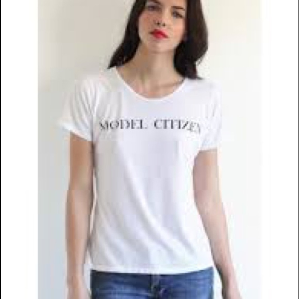 Tequila Sunrise White Graphic Tee