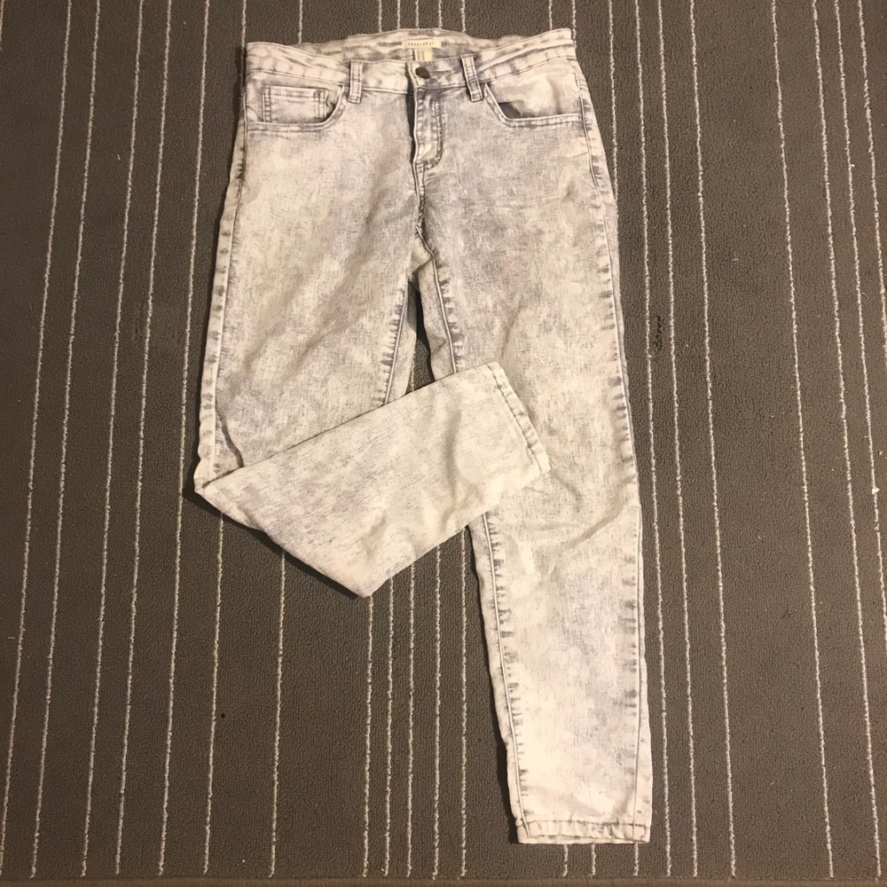 Forever21 cropped jeans