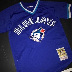 Mitchell and Ness blue Jays Joe Carter Jersey
