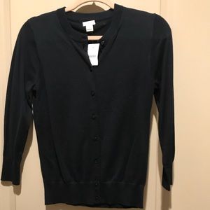 J Crew Cardigan -Navy Blue!