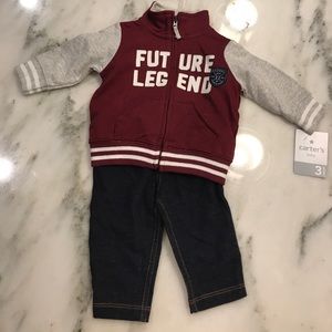 Carters Baby Boy Size 3 months Two Piece
