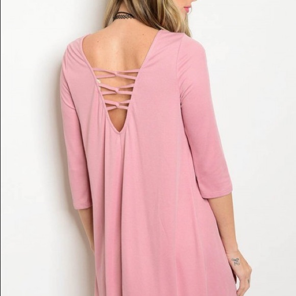 CLEARANCE ‼️ HP🎊09/6Lace up back - Dress - Picture 3 of 4