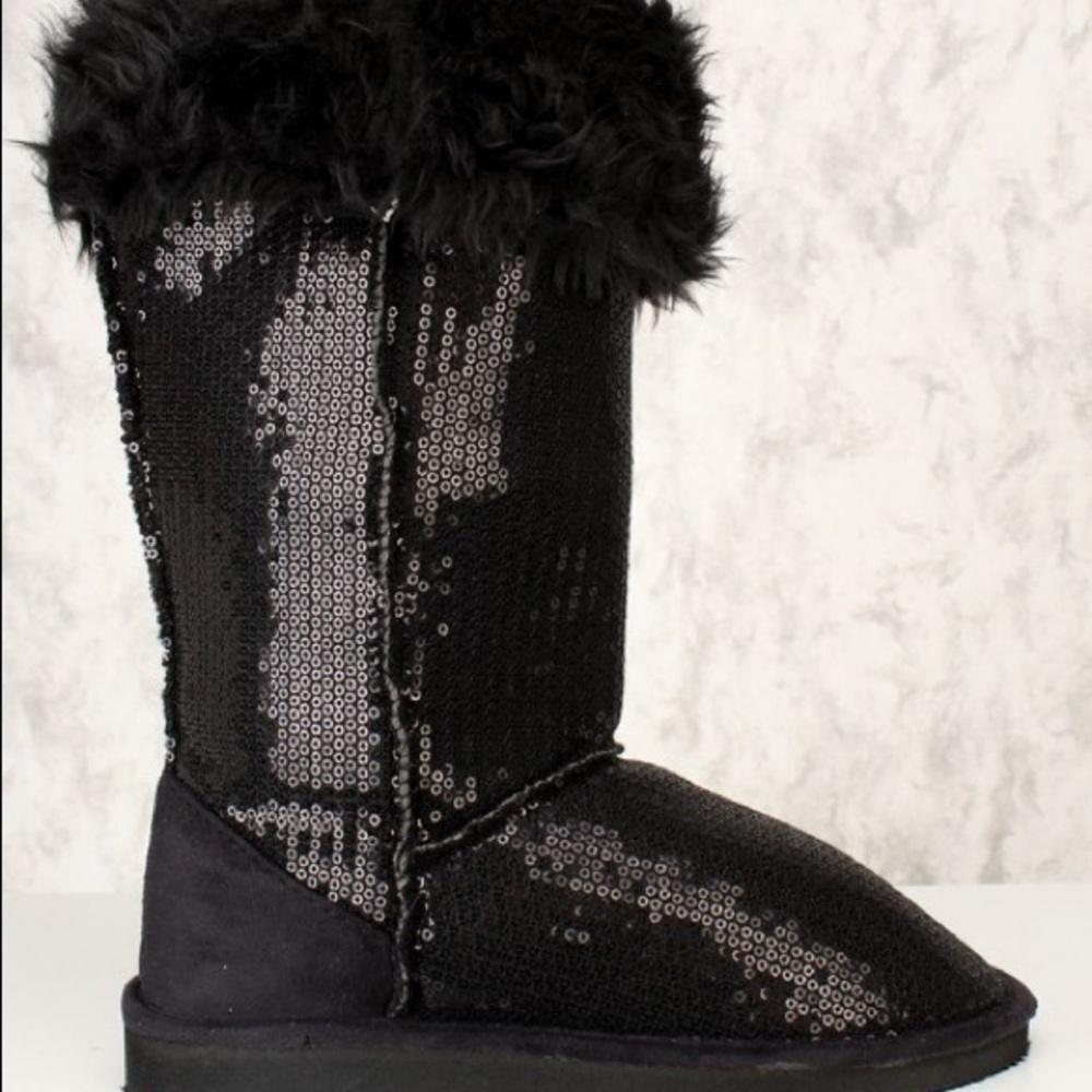 Boots Calf Flat Faux