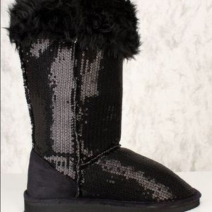 Boots Calf Flat Faux