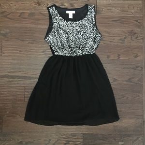 Black sequence dress, perfect condition! Size M