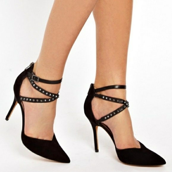 Sam Edelman Shoes - Sam Edelman studded ankle strap heels