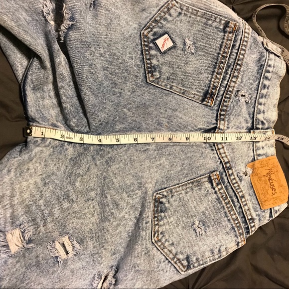 VINTAGE MOM JEANS! Acid wash distressed HIGH WAIST - Picture 8 of 8