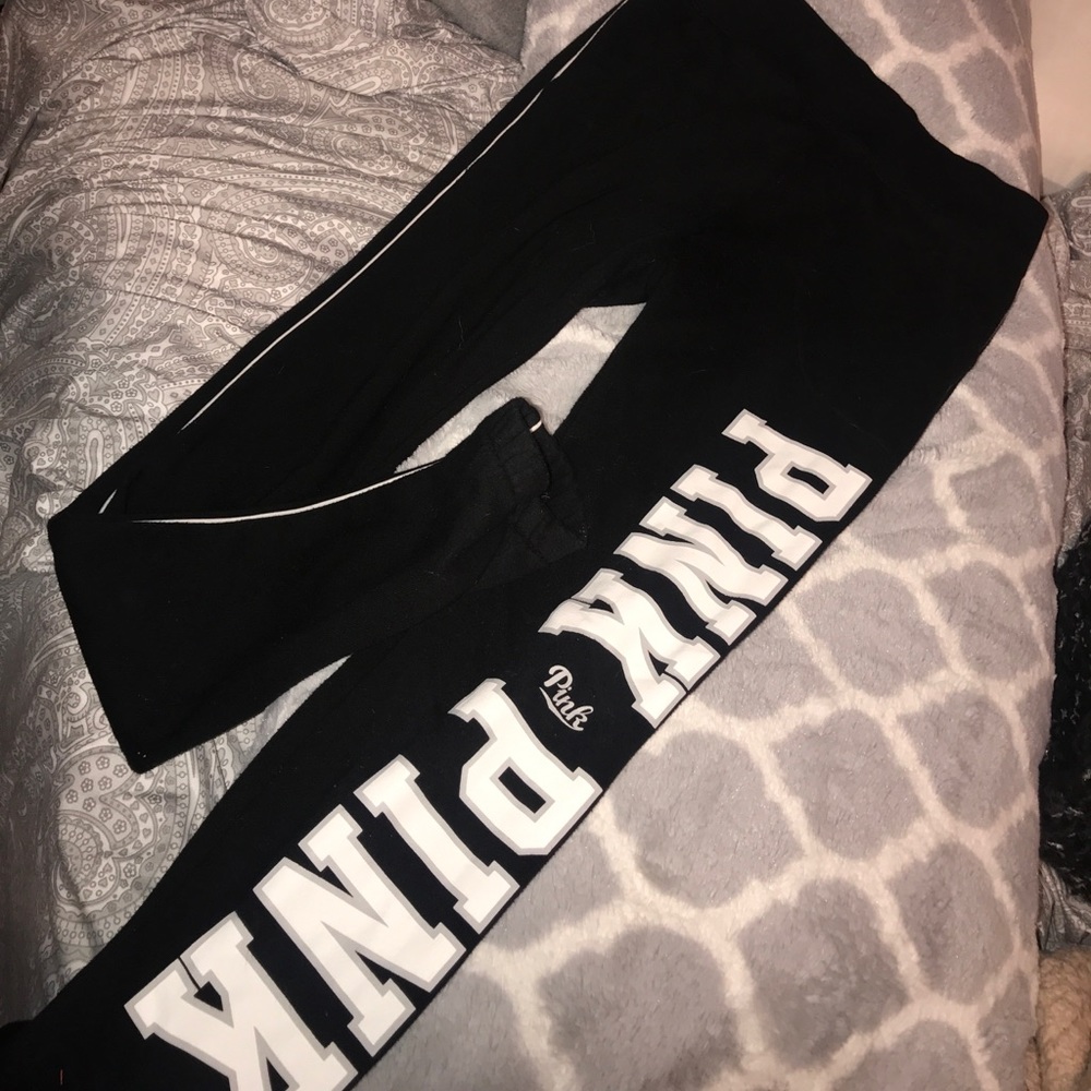 SOLD: Victoria Secret PINK: Black Sweatpants