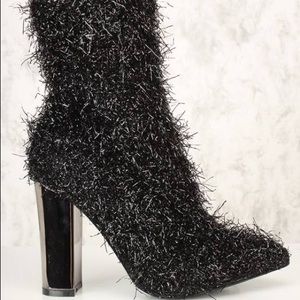 Boot Mid Calf Heel Booties