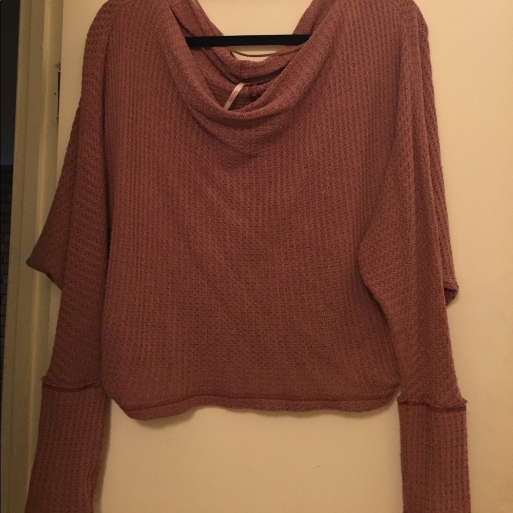 Free People off the shoulder Mercury Tee - size s