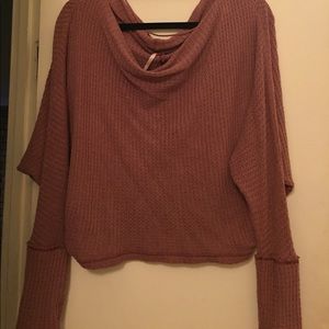 Free People off the shoulder Mercury Tee - size s