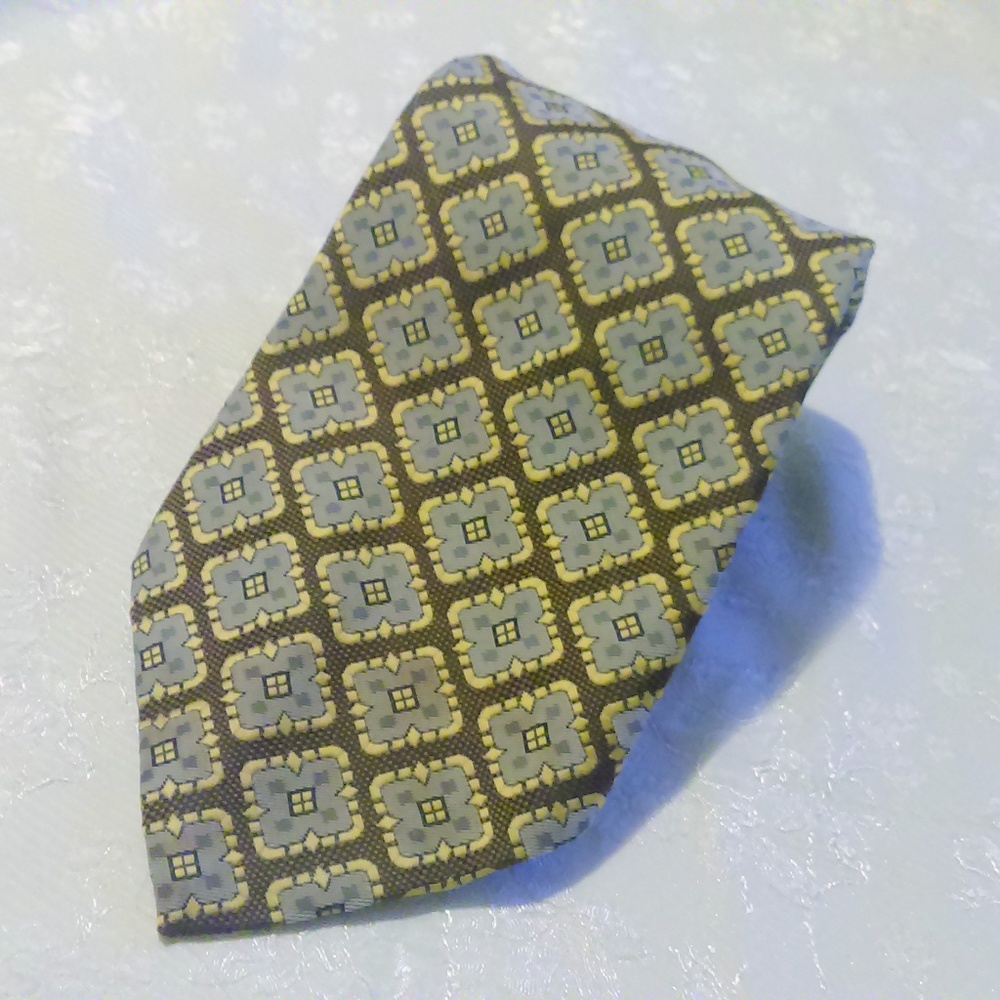 Vintage Efram Ilani 1960's Geometric Print Tie