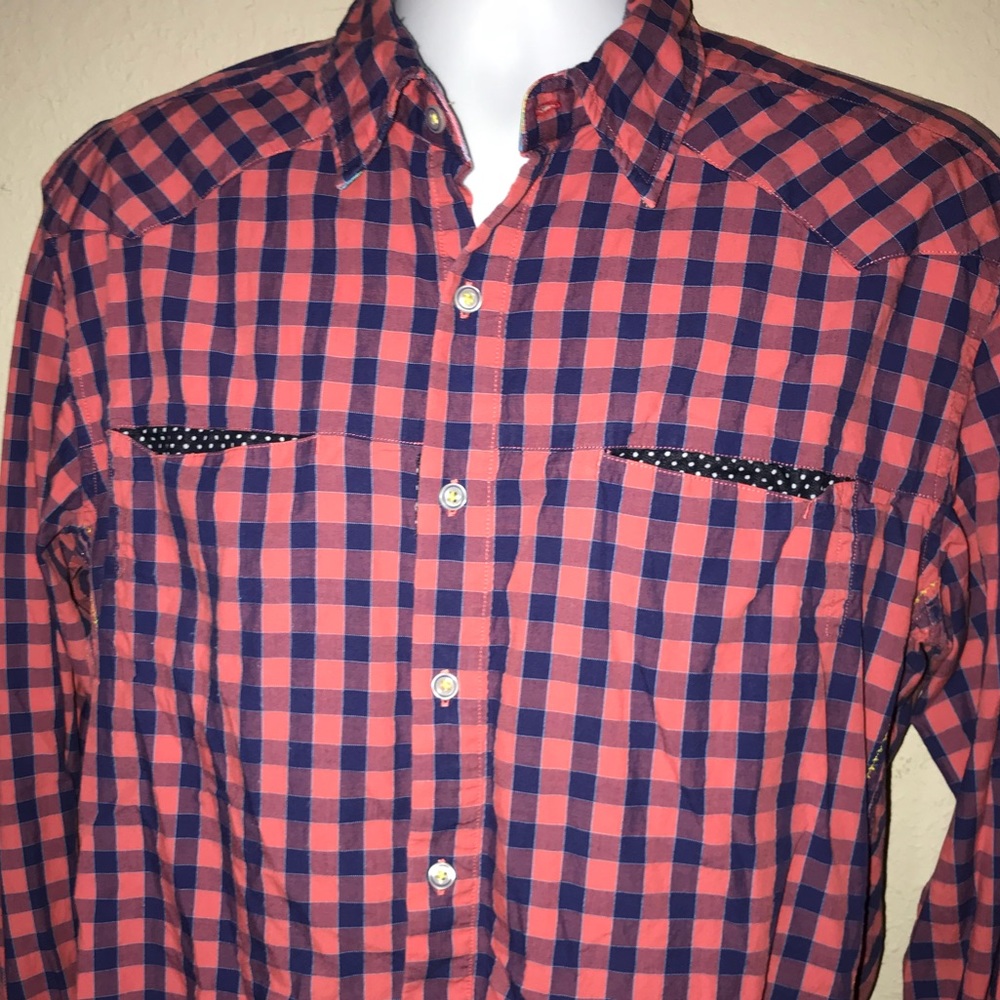 Robert Graham Mens Button Shirt