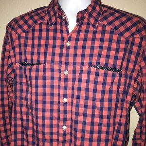 Robert Graham Mens Button Shirt