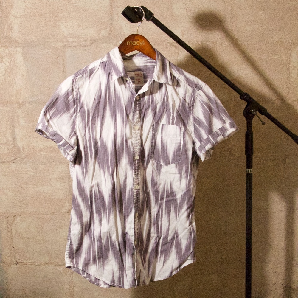 Mossimo Graphic Button Down