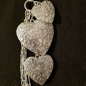 Tri Hearts Necklace