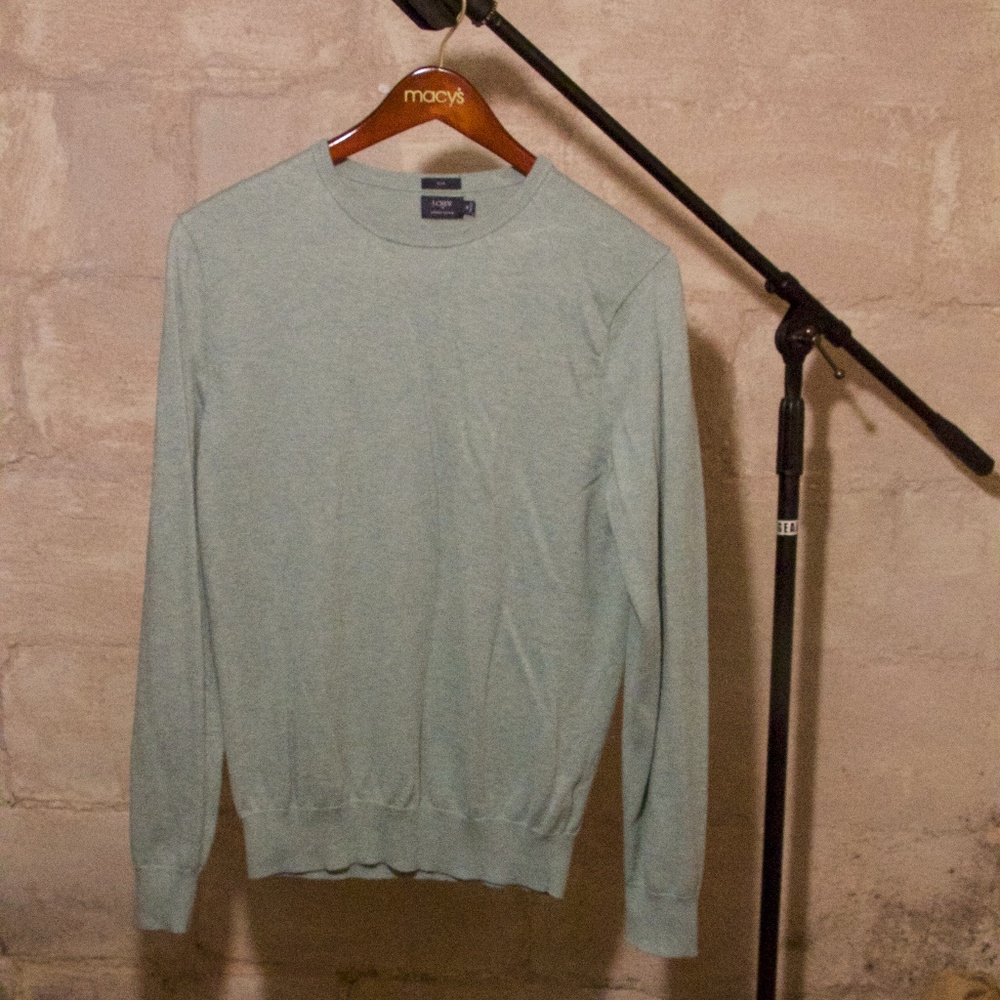 J Crew Green Dress Sweater