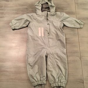 NWT H&M Sz 12-18M Grey Snowsuit