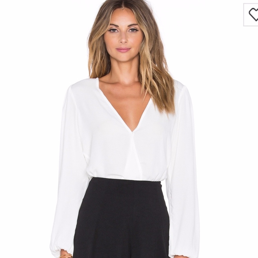 NWT Lovers + Friends Revolve Long Sleeve Bodysuit