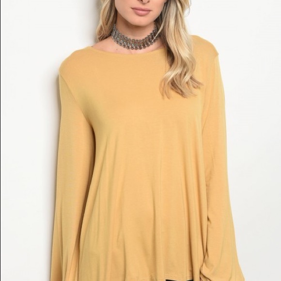 ⚡️SASSY ⚡️Yellow top with lace up back detail- Top - Picture 2 of 4