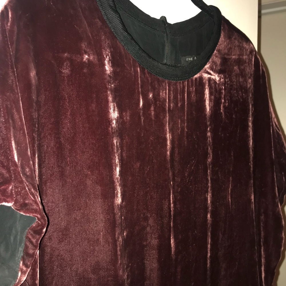 rag & bone velvet top