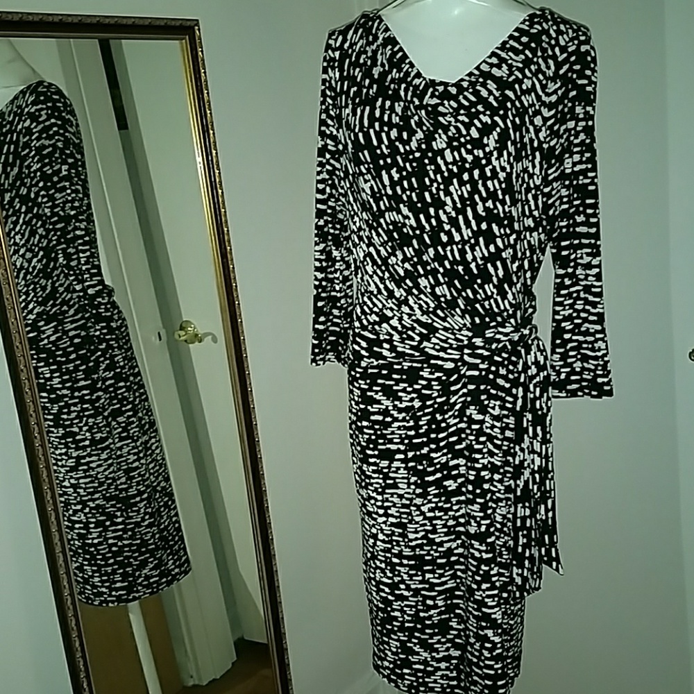 NWOT premise 3/4 sleeve lined dress