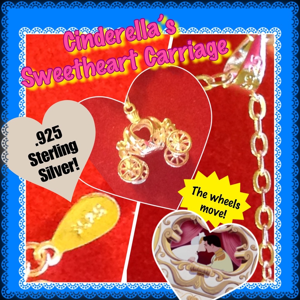 🎁925 16” NWOP Cinderella’s Sweetheart coach🎁