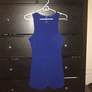 Royal blue romper