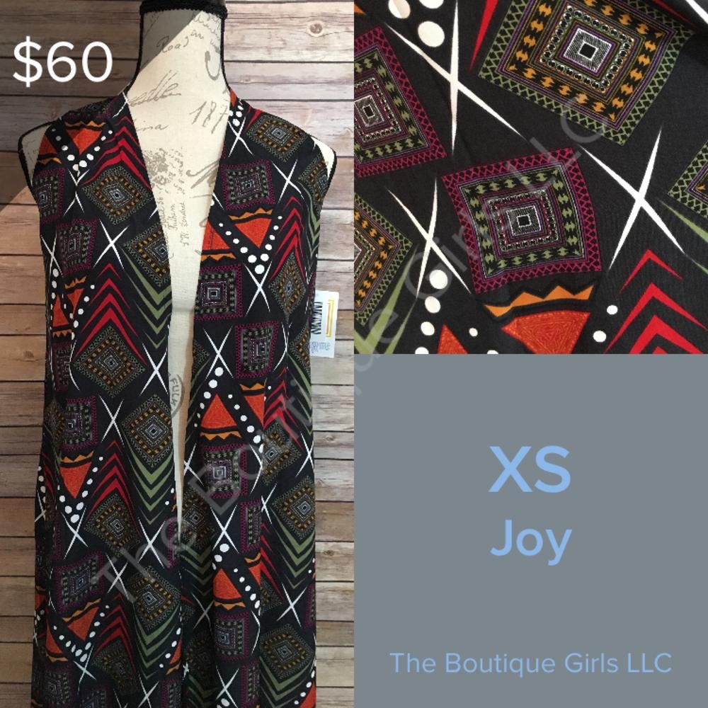 LuLaRoe Joy Vest XS
