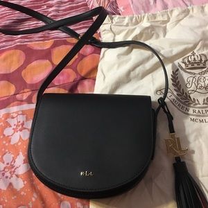Ralph Lauren mini saddle bag used 1 time.
