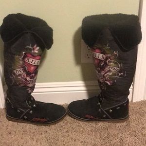 Ed hardy winter boots