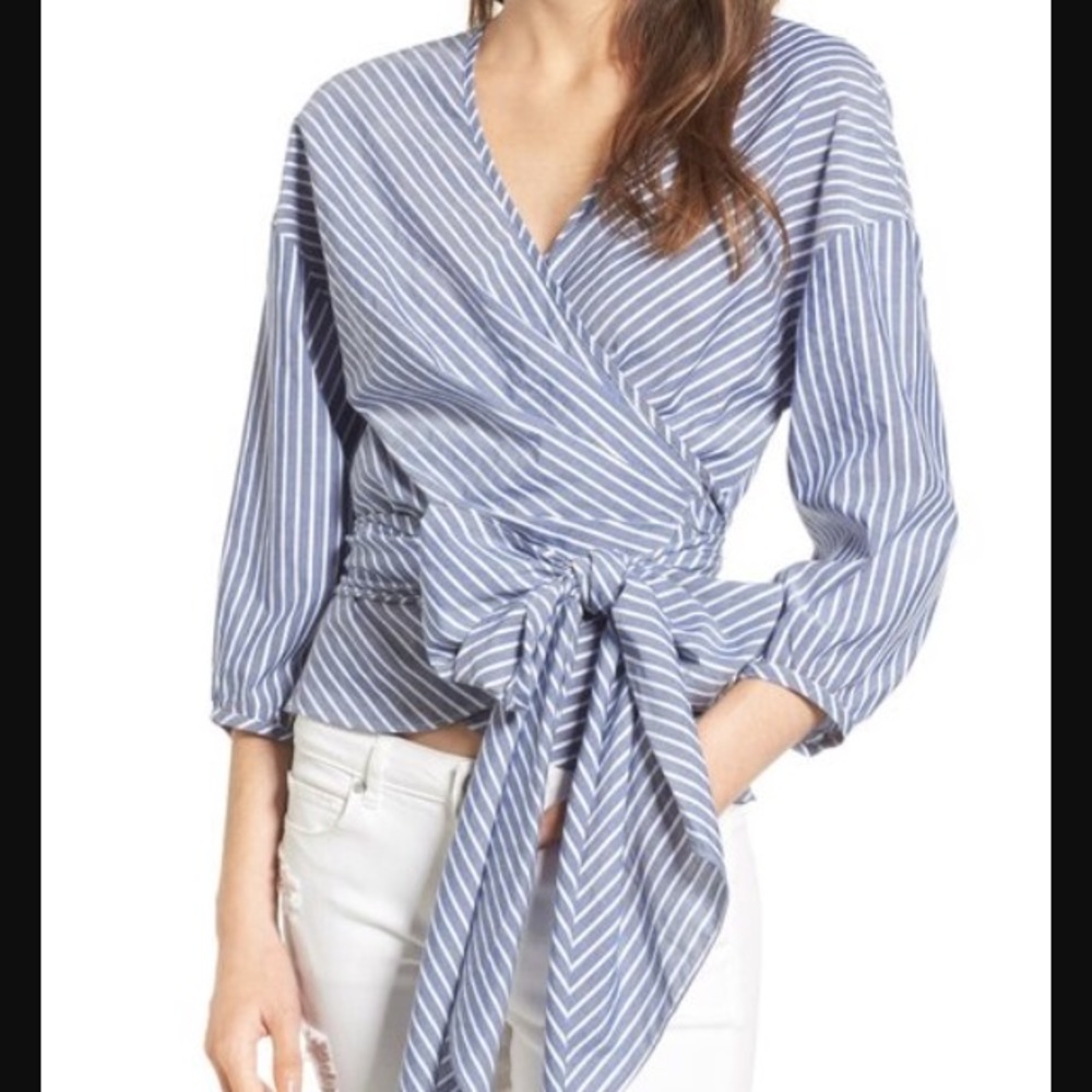 WAYF wrap top. NWT