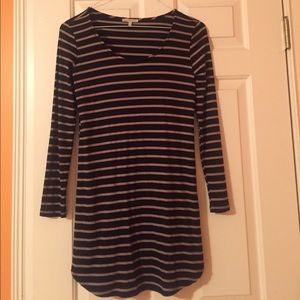 Charlette Russe Knit Striped Sweater Dress