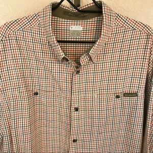Columbia River Lodge Checkered L/S Shirt Sz XL